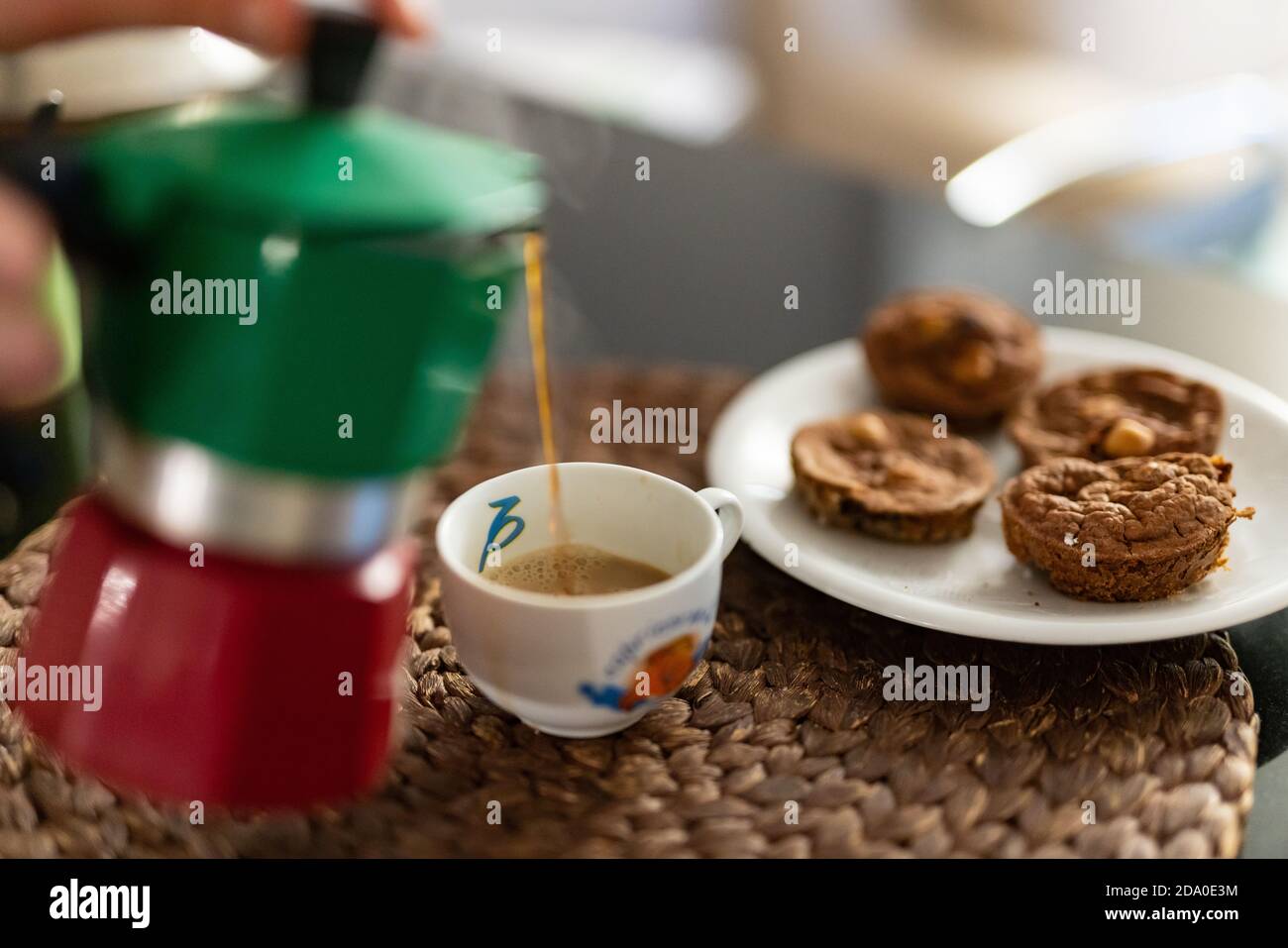 Moka coffee drink italian style Stock Photo Alamy