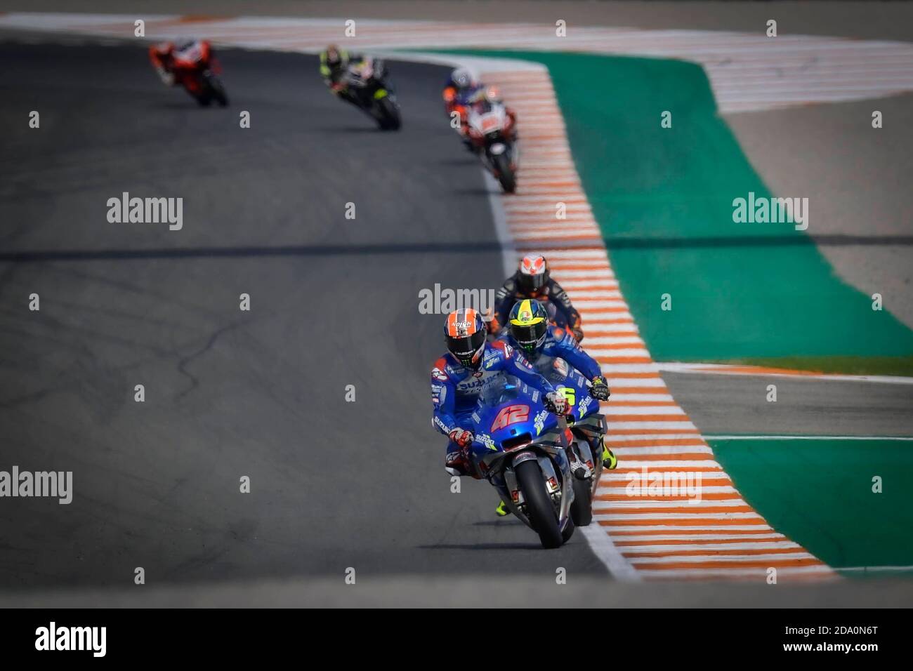 Cheste, Spain. 08th Nov, 2020. Races at the MotoGP Grand Prix of Europe at  Ricardo Tormo Circuit of Cheste, Valencia. November 07, 2020 Carreras del  Gran Premio de Europa de MotoGP en