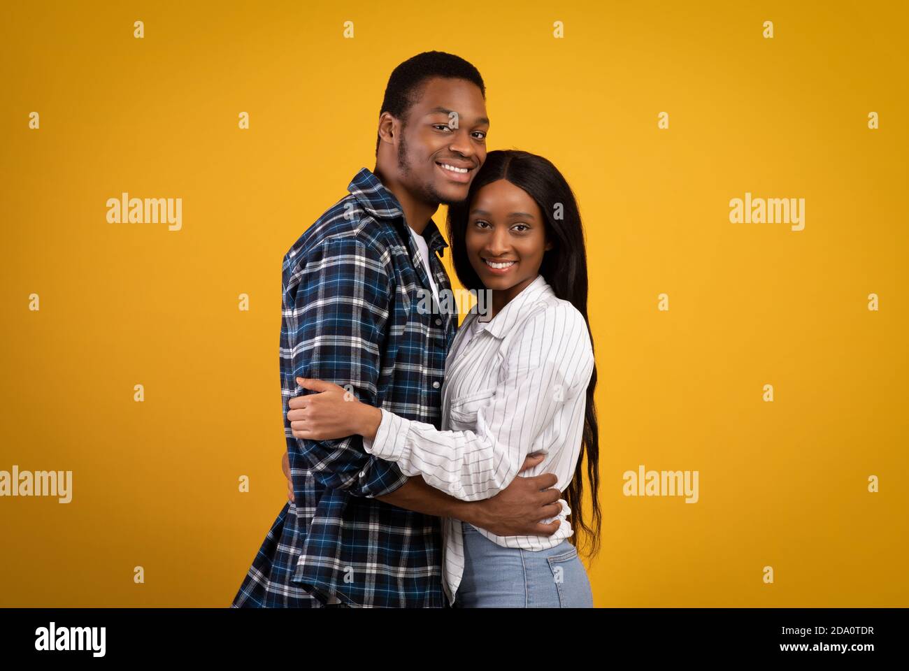 African couple relationship flirt hi-res stock photography and images ...
