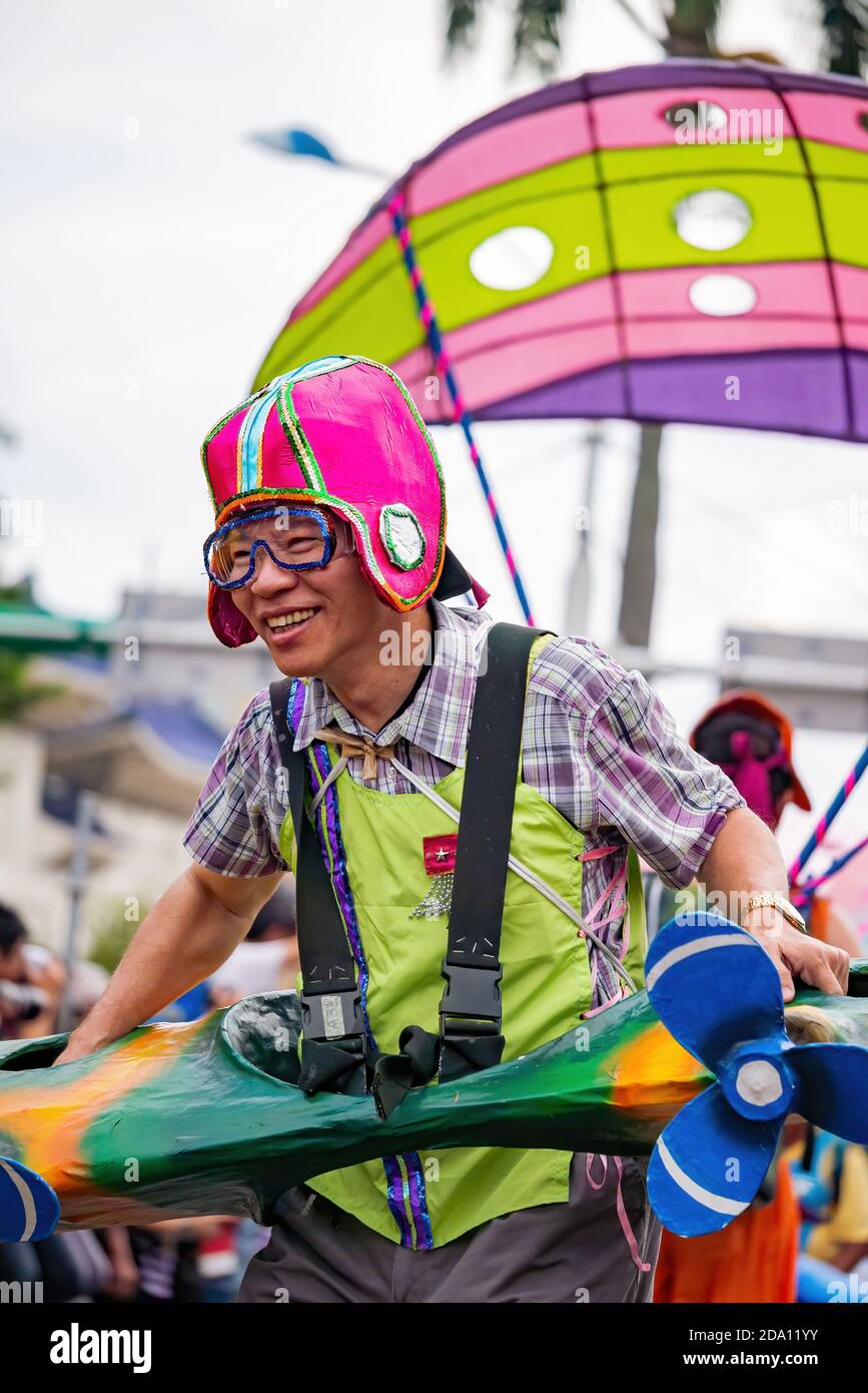 Taipei, OCT 18, 2013 - Rio Carnival Style Dream Parade at Taiwan Stock Photo