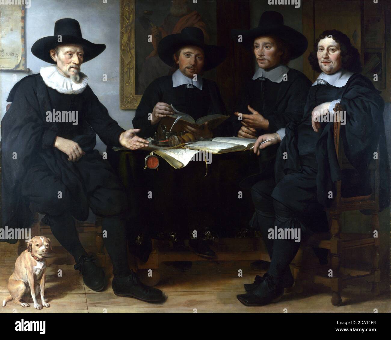 EECKHOUT, Gerbrand van den Group Portrait.j Stock Photo Alamy