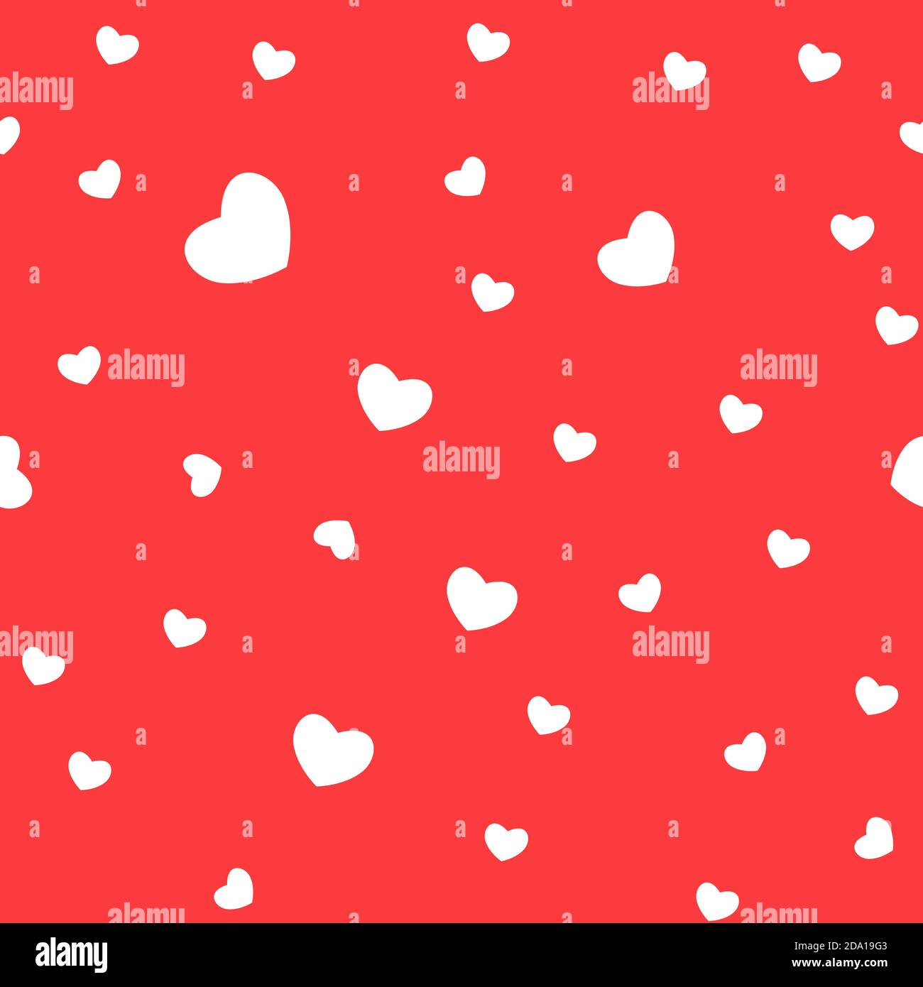 Heart Love Seamless Pattern Background. Vector Illustration Stock ...