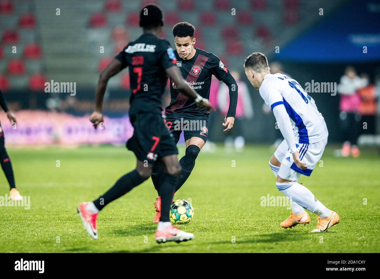 Herning, Denmark. 08th Nov, 2020. Paulinho (29) of FC Midtjylland seen during the 3F Superliga match between FC Midtjylland and FC Copenhagen at MCH Arena in Herning. (Photo Credit: Gonzales Photo/Alamy Live News Stock Photo