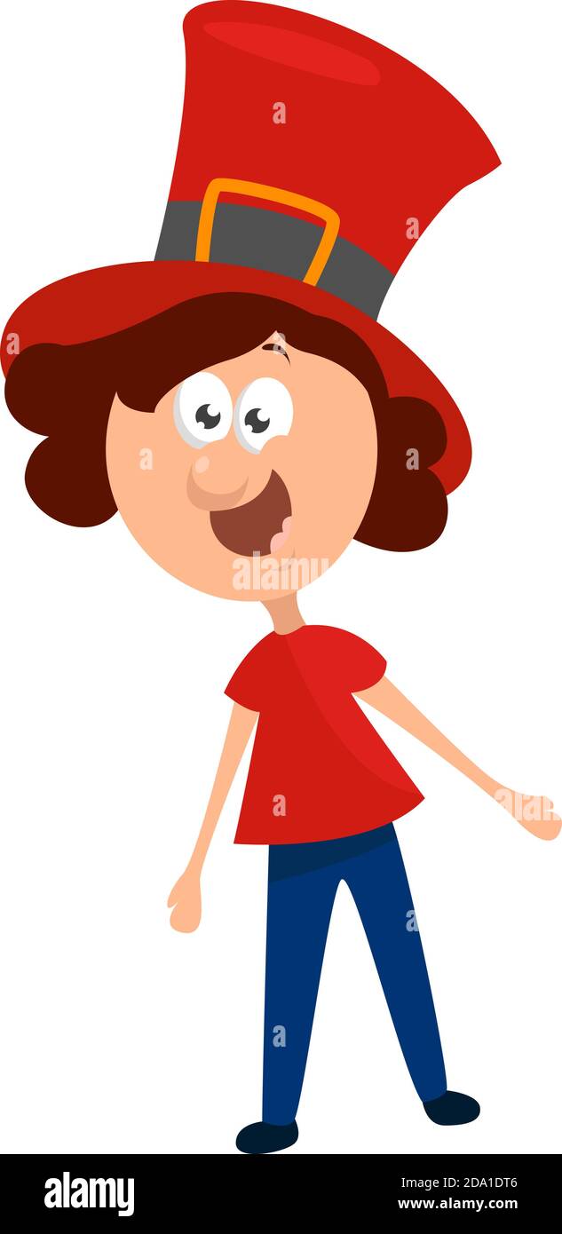 Big hat cartoon shop