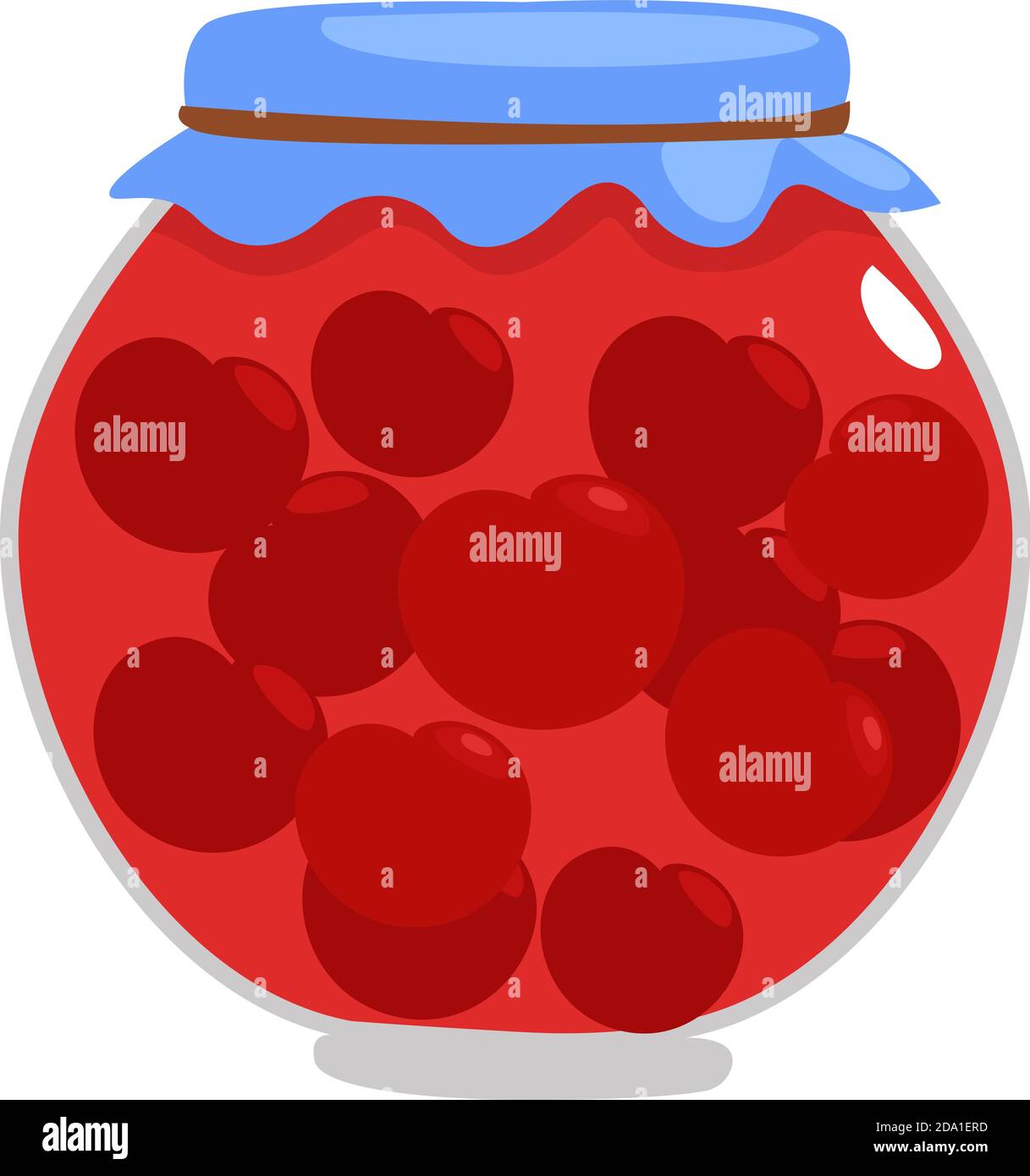 Cherry compote,illustration,vector on white background Stock Vector ...