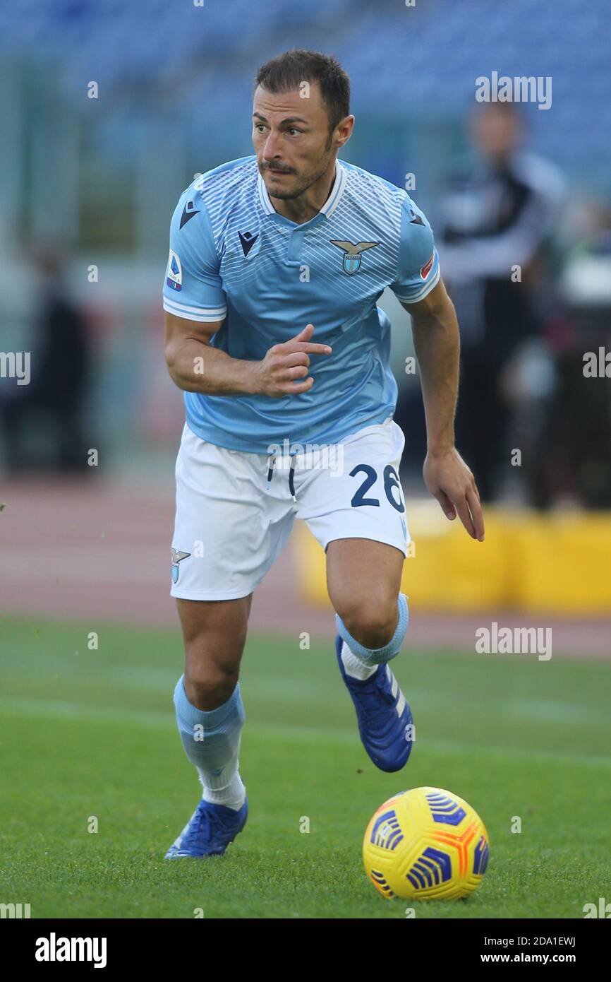 Rome, Italy. 08th Nov, 2020. Rome, Italy - 08/11/2020: Stefan Radu (LAZIO) in action during the Serie A italian league match SS LAZIO vs FC Juventus at Olympic Stadium in Rome. Credit: Independent Photo Agency/Alamy Live News Stock Photo