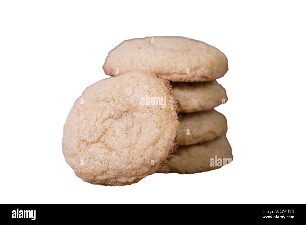 Sugar Cookies isolated on white background Stock Photo