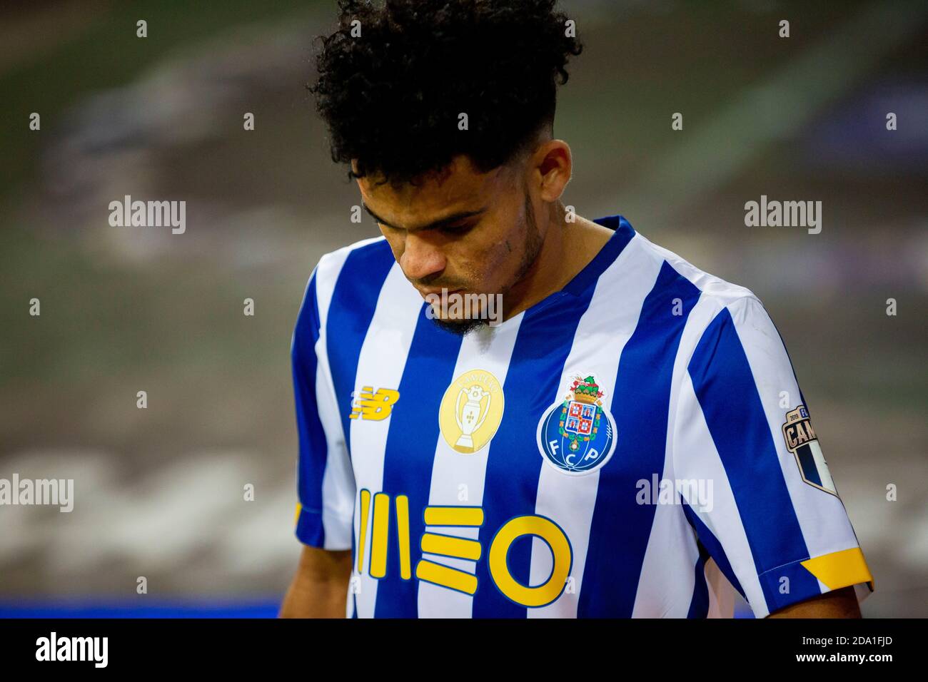FC Porto's player Luis Diaz in action during the match between FC Porto and  Portimonense for the Portuguese First League at Dragon Stadium in Porto,  Portugal on 8 of November 2020 Stock