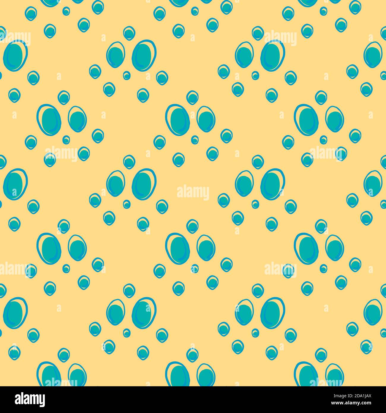 Blue bubbles , seamless pattern on a oker background Stock Vector Image ...