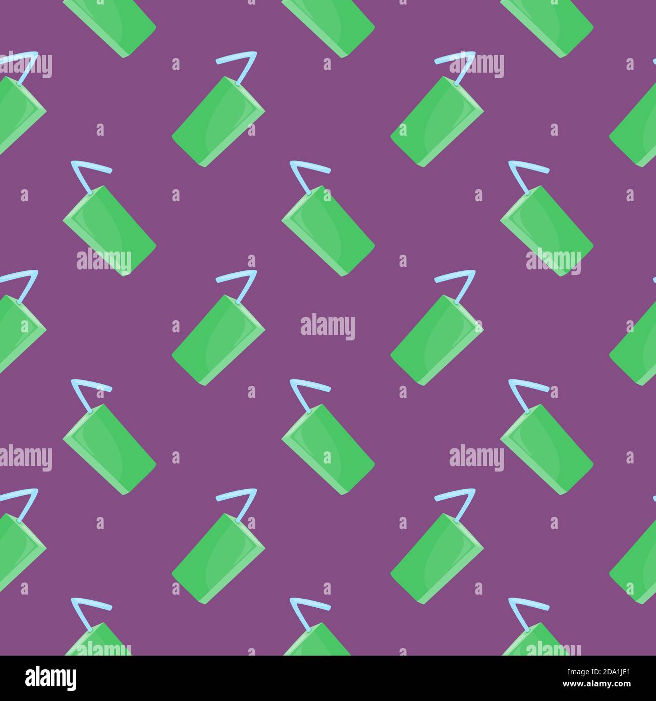 Apple juice , seamless pattern on a purple background. Stock Vector