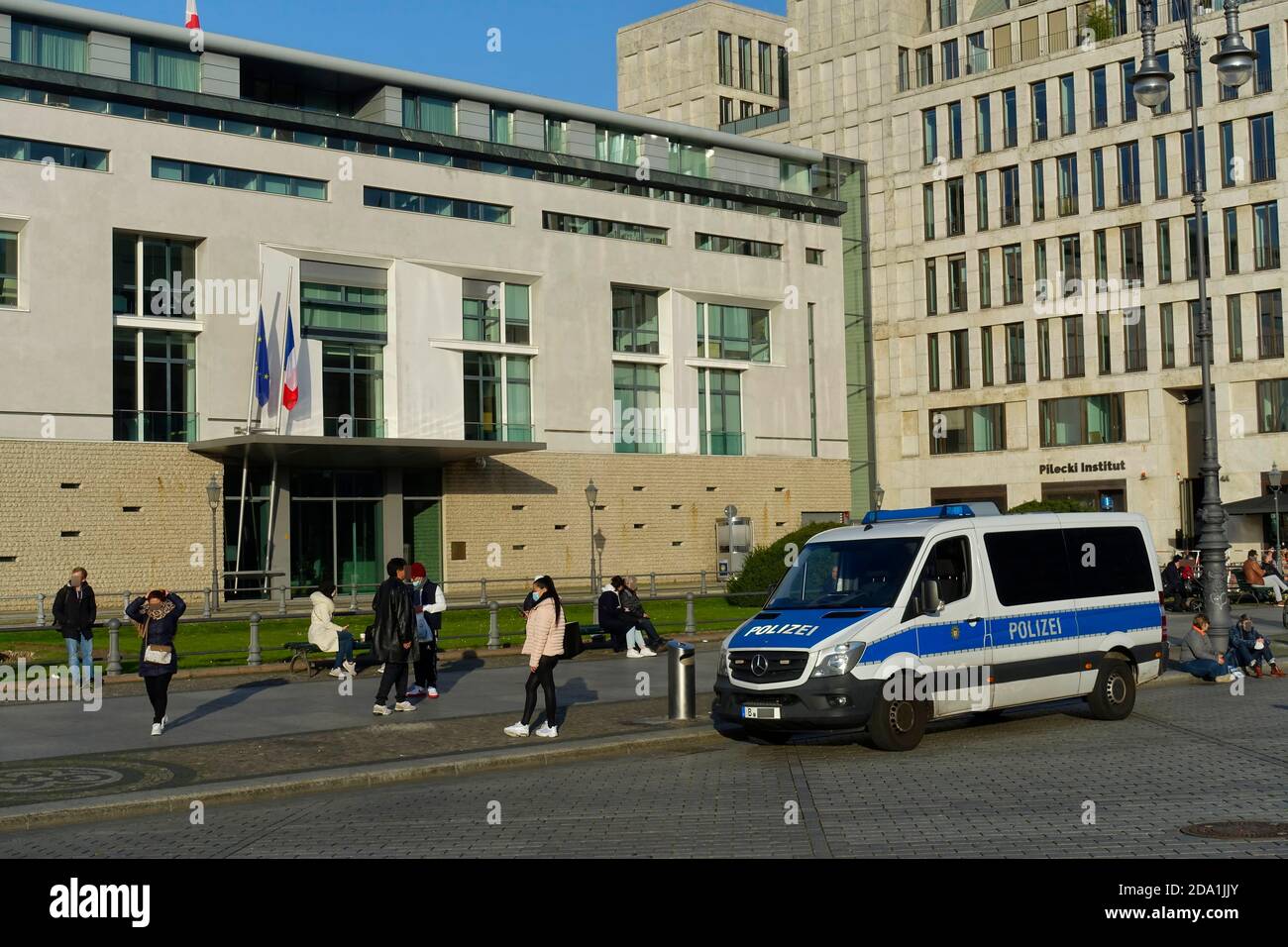 French embassy in Berlin Stock Photo