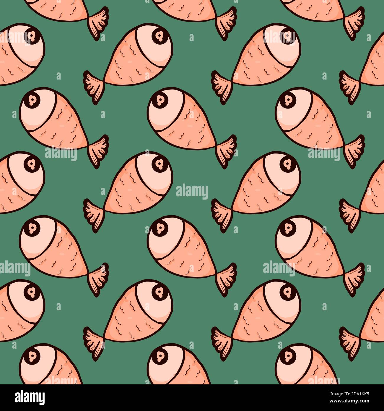 Seamless pattern small fish hi-res stock photography and images - Alamy