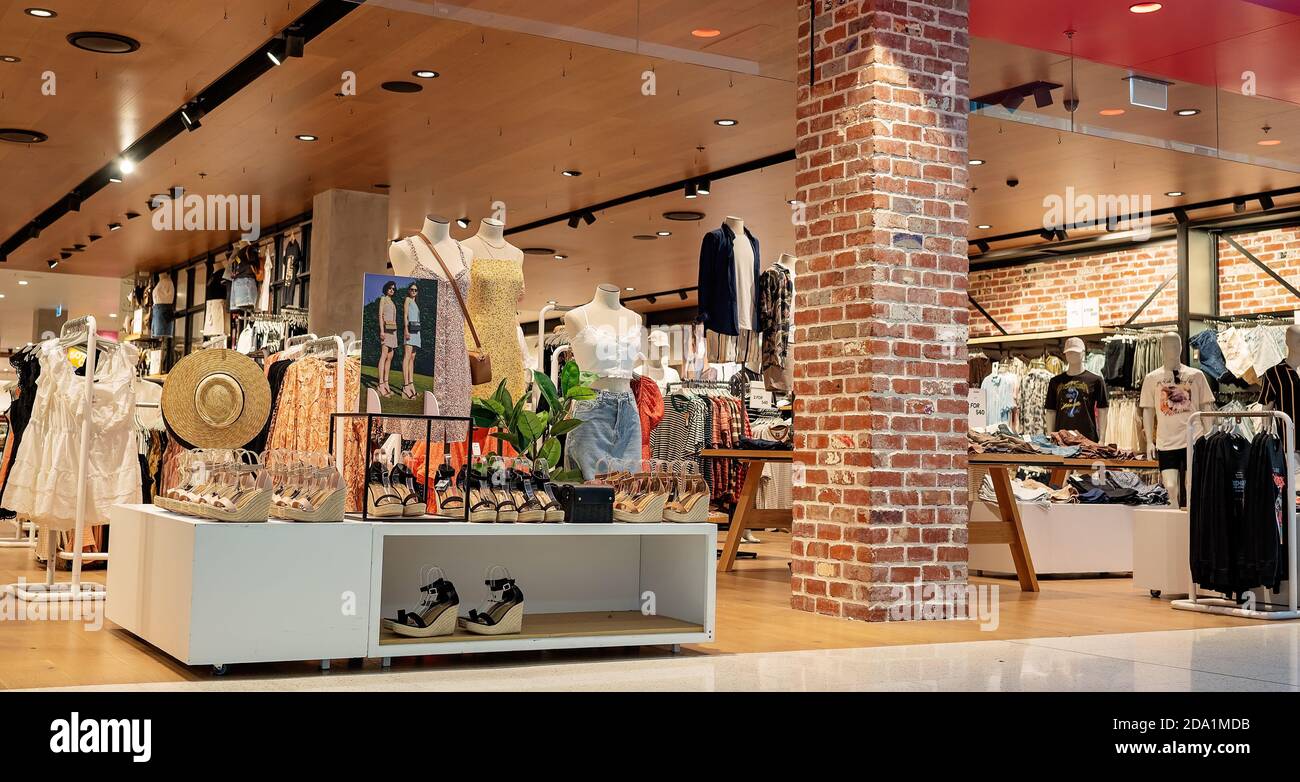 Brisbane, Queensland, Australia October 2019 Male and female fashion