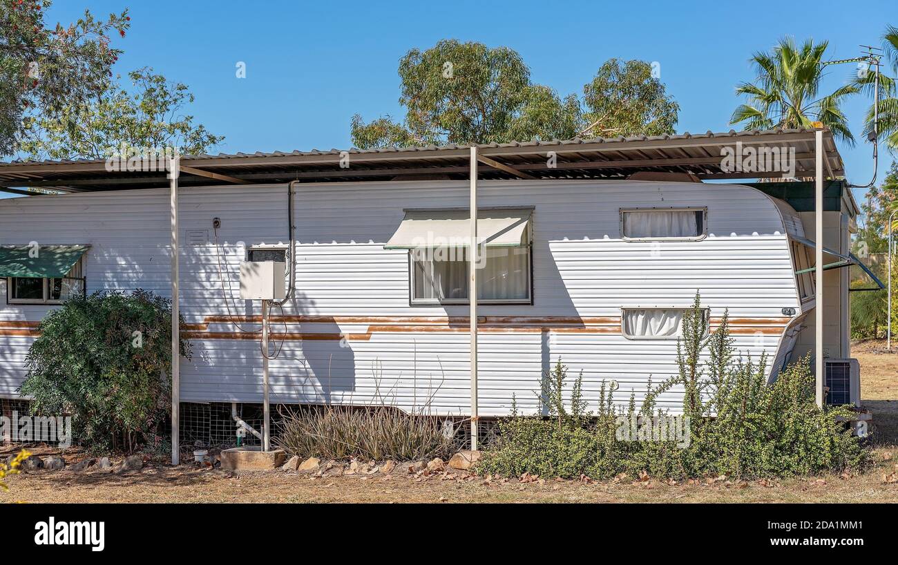 Capella, Queensland, Australia October 2019 A very large caravan