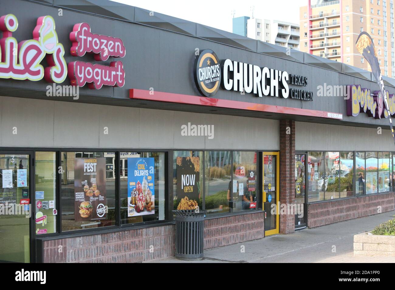 Church's Texas Chicken. 247 King St N Waterloo Ontario Canada. Luke Durda/Alamy Stock Photo