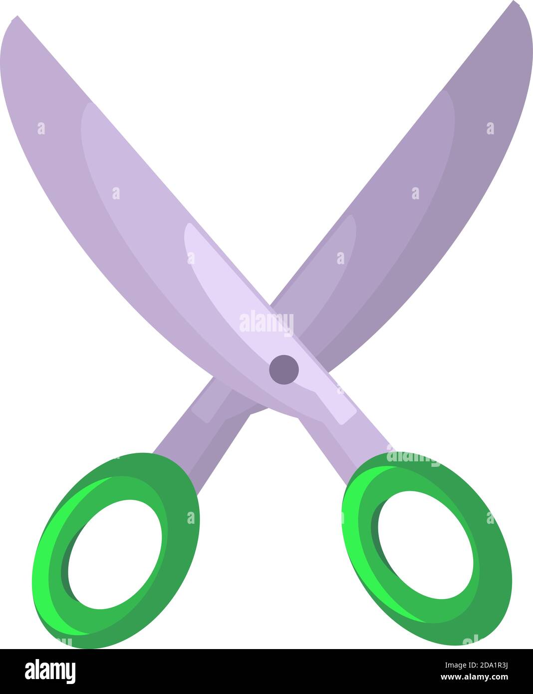 Sharp scissors , illustration, vector on white background Stock Vector ...