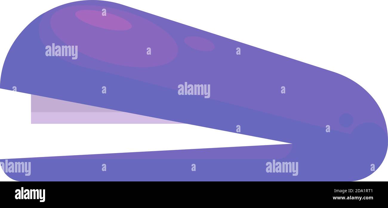 Purple stapler, illustration, vector on white background 13691454 Vector  Art at Vecteezy