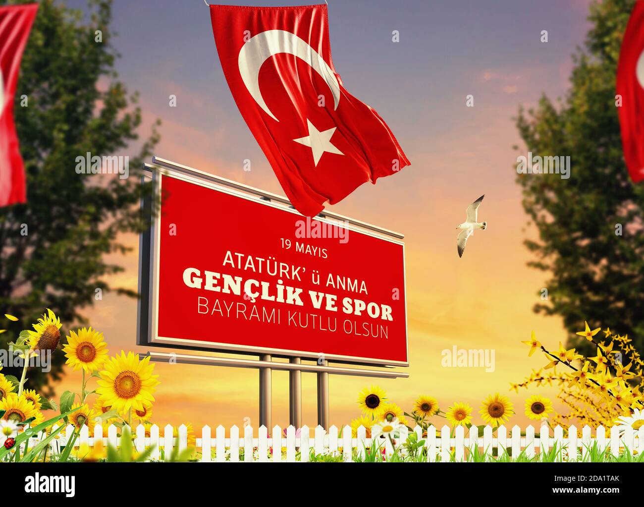 Turkish Flag, Turkey Stock Photo Alamy
