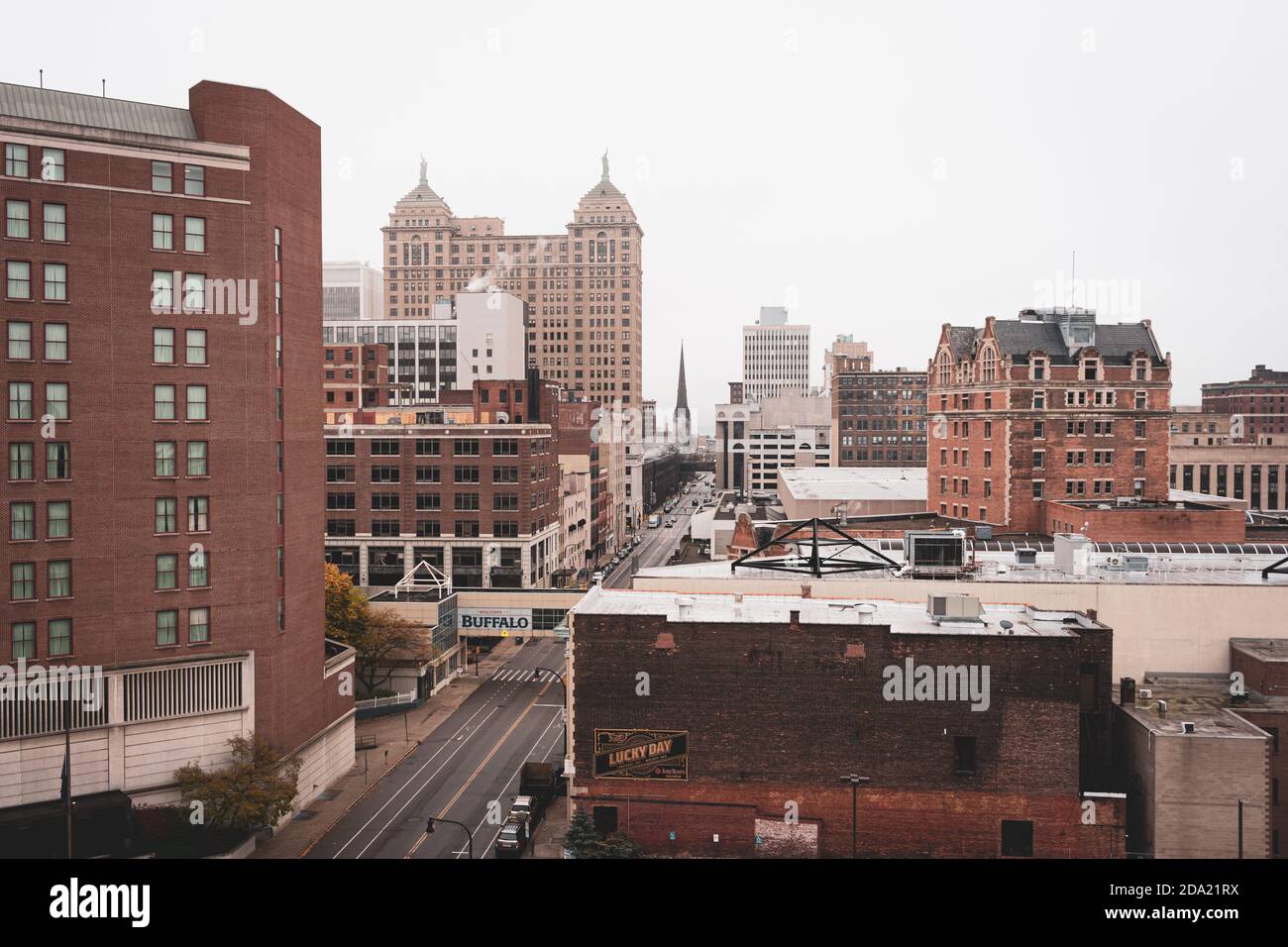Cityscape view of downtown Buffalo, New York Stock Photo Alamy