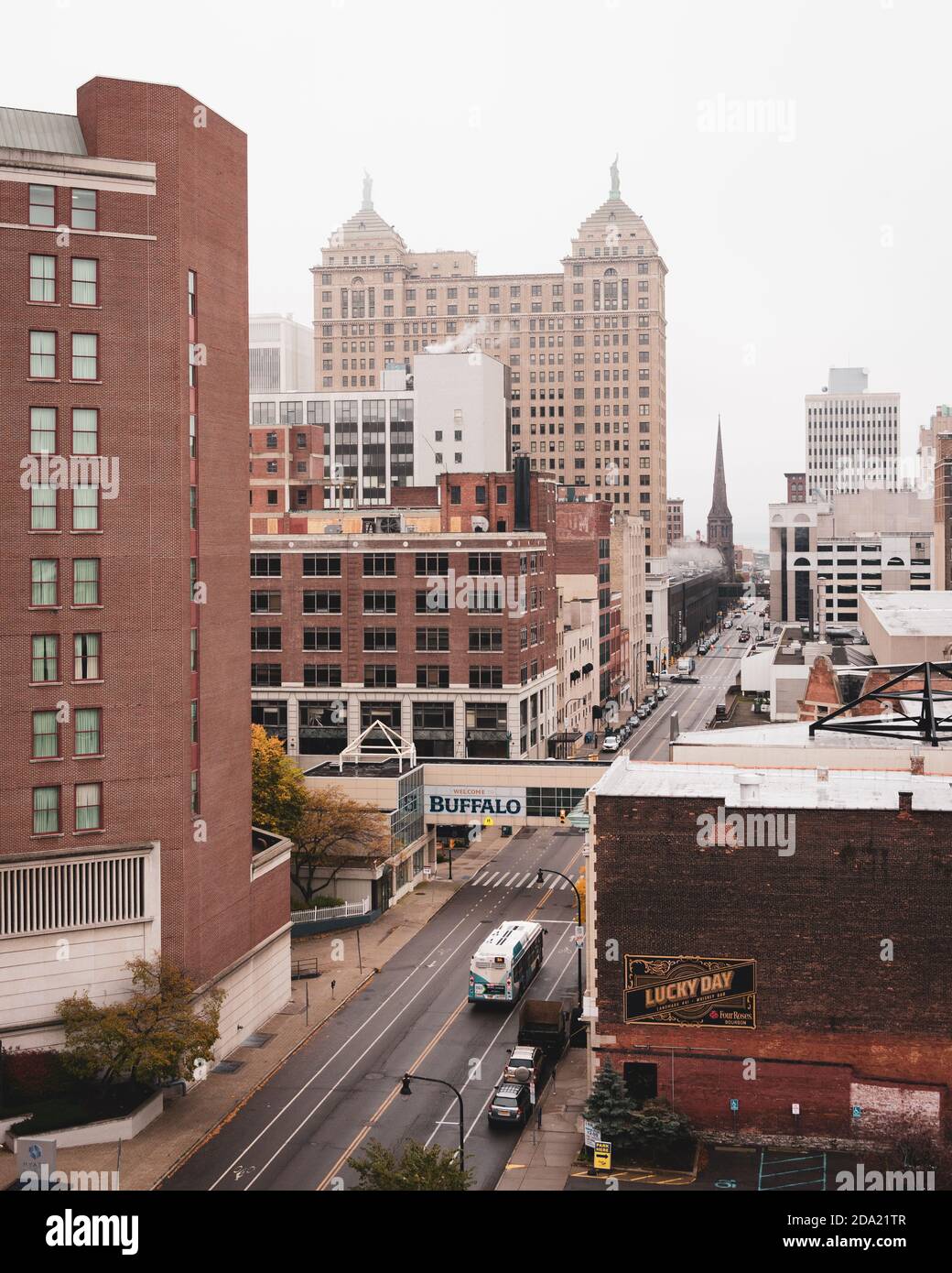 Cityscape view of downtown Buffalo, New York Stock Photo Alamy