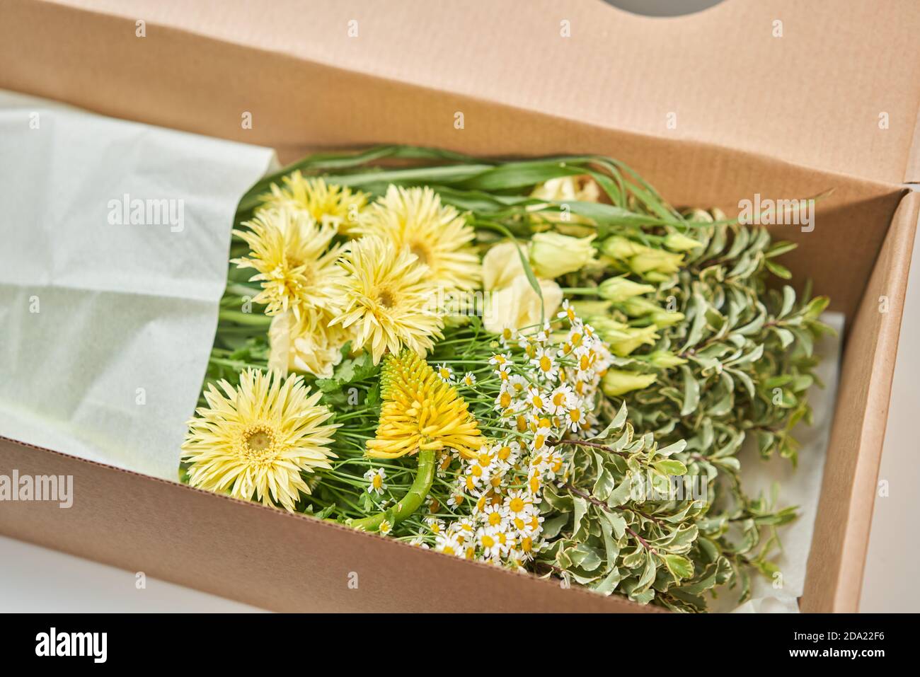 Bouquet 010, Flowers bunch, set for home. Flowers bunch, set for home. Fresh cut flowers for decoration home. European floral shop. Delivery fresh cut Stock Photo