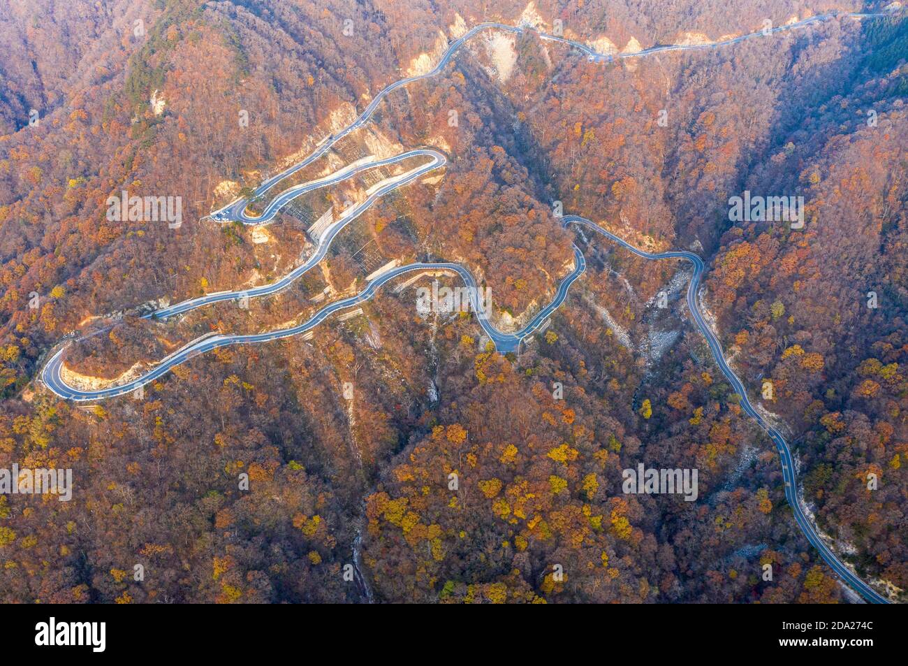 Luan China 08th Nov 2020 The Road Like A Ribbon In The Colorful