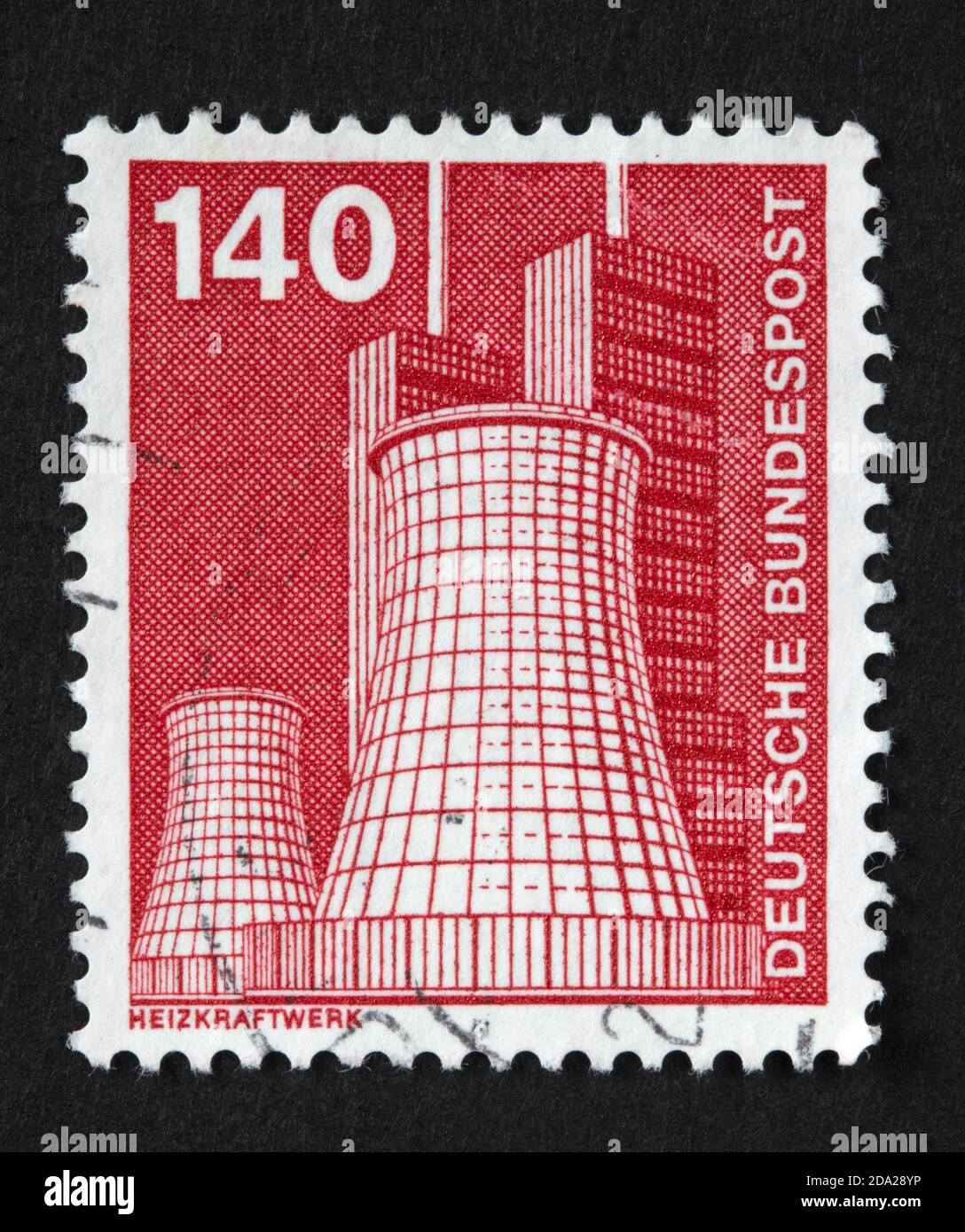 German postage stamp Stock Photo