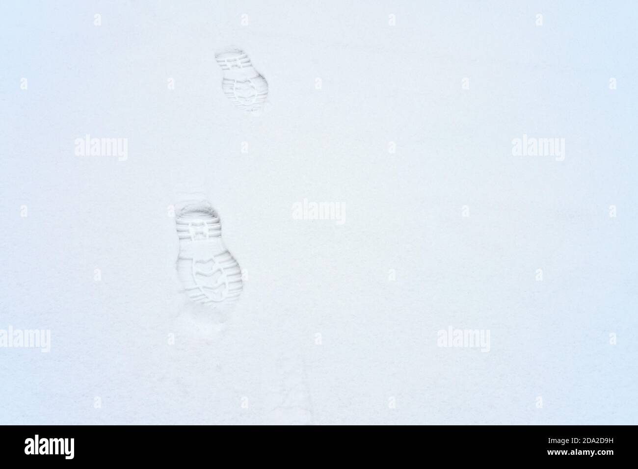Human traces snow landscape hi-res stock photography and images - Alamy