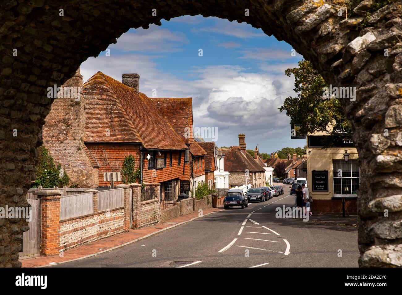 UK, England, East Sussex, Pevensey, Castle Road, and Old Mint House