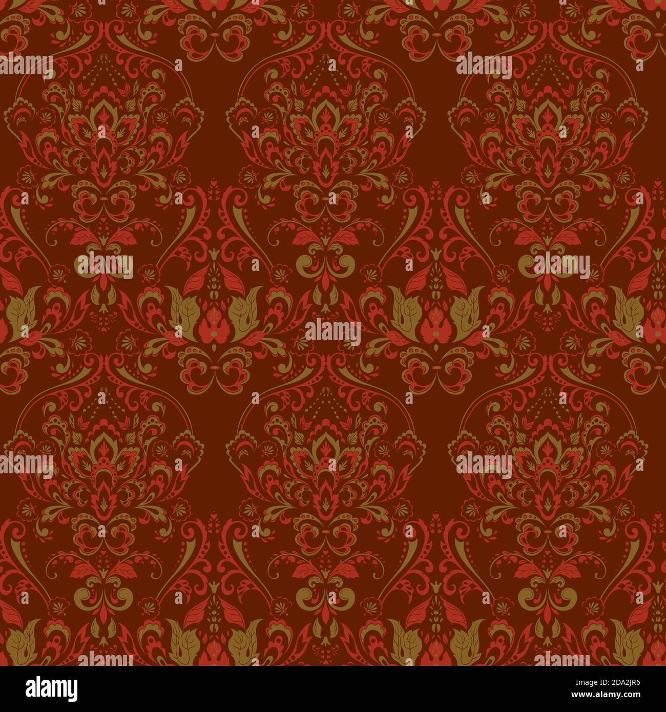 Vintage seamless wallpaper. Floral vector pattern Stock Vector Image ...