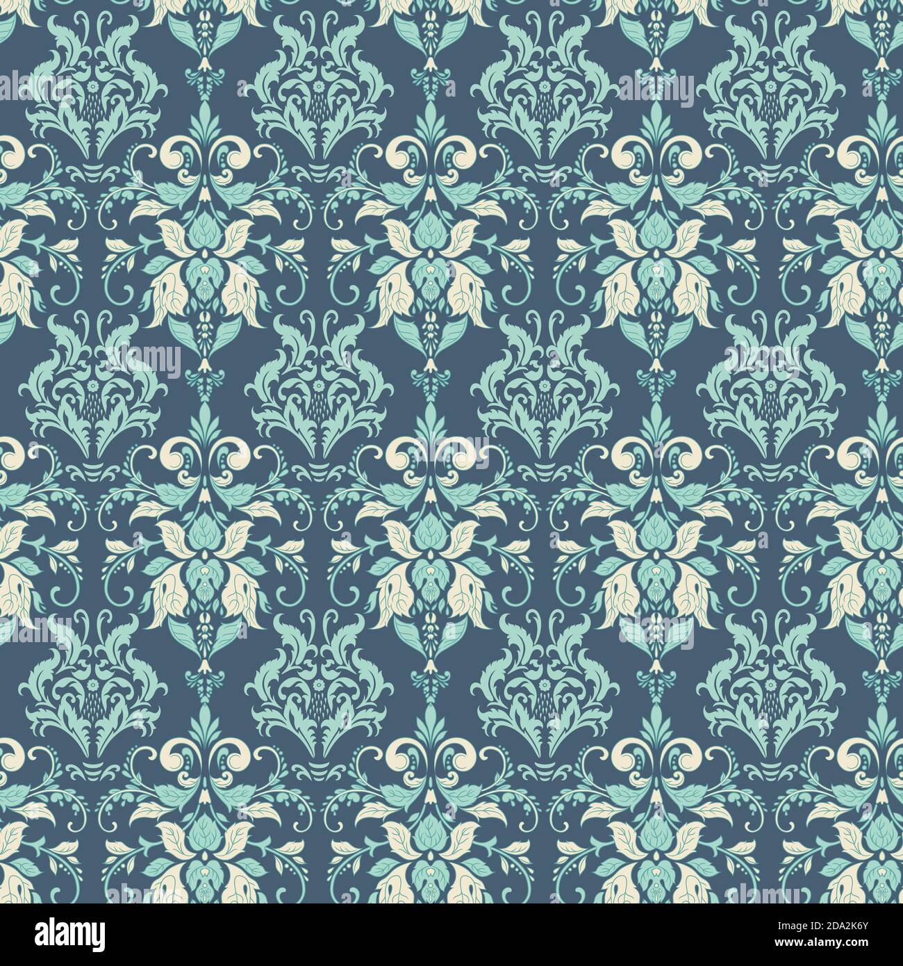 vintage floral seamless patten Stock Vector