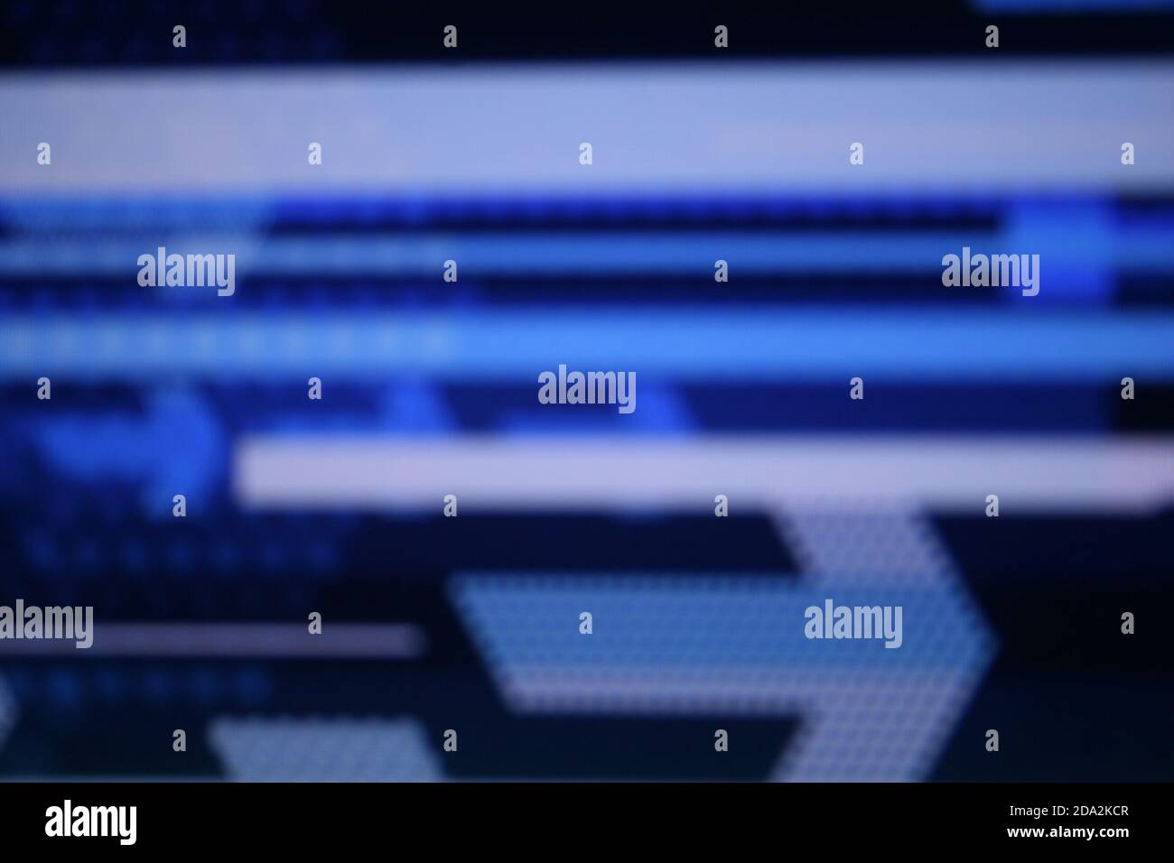 Blurry digital screen arrow hi-res stock photography and images - Alamy