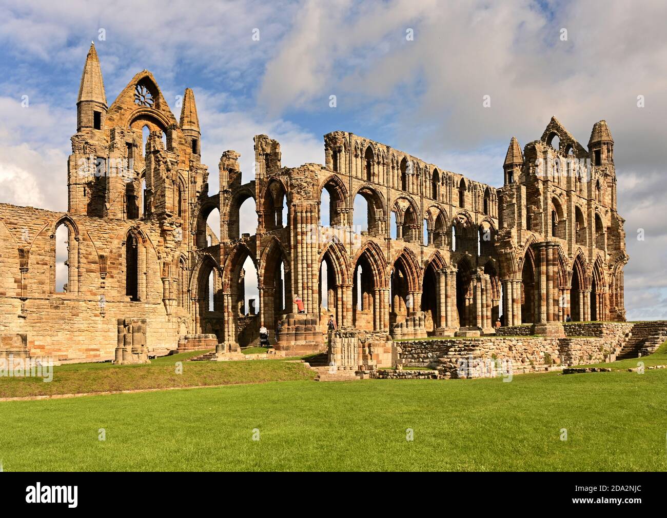 WHITBY ABBEY, Northumberland Stock Photo Alamy