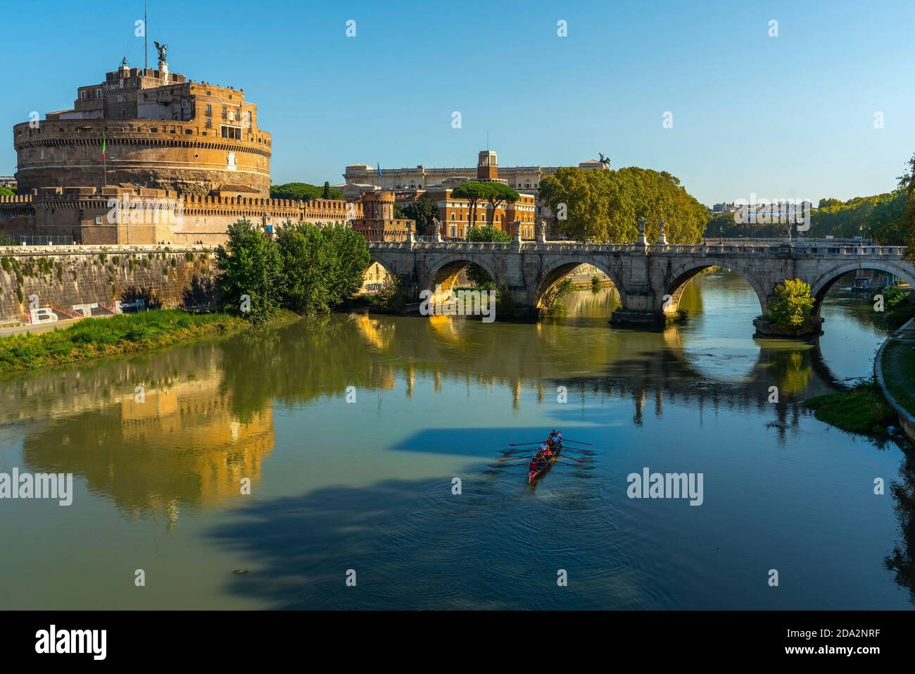 Castel Sant'Angelo, Vatican fortress. Vatican City, Rome, Lazio, Italy, Europe Stock Photo