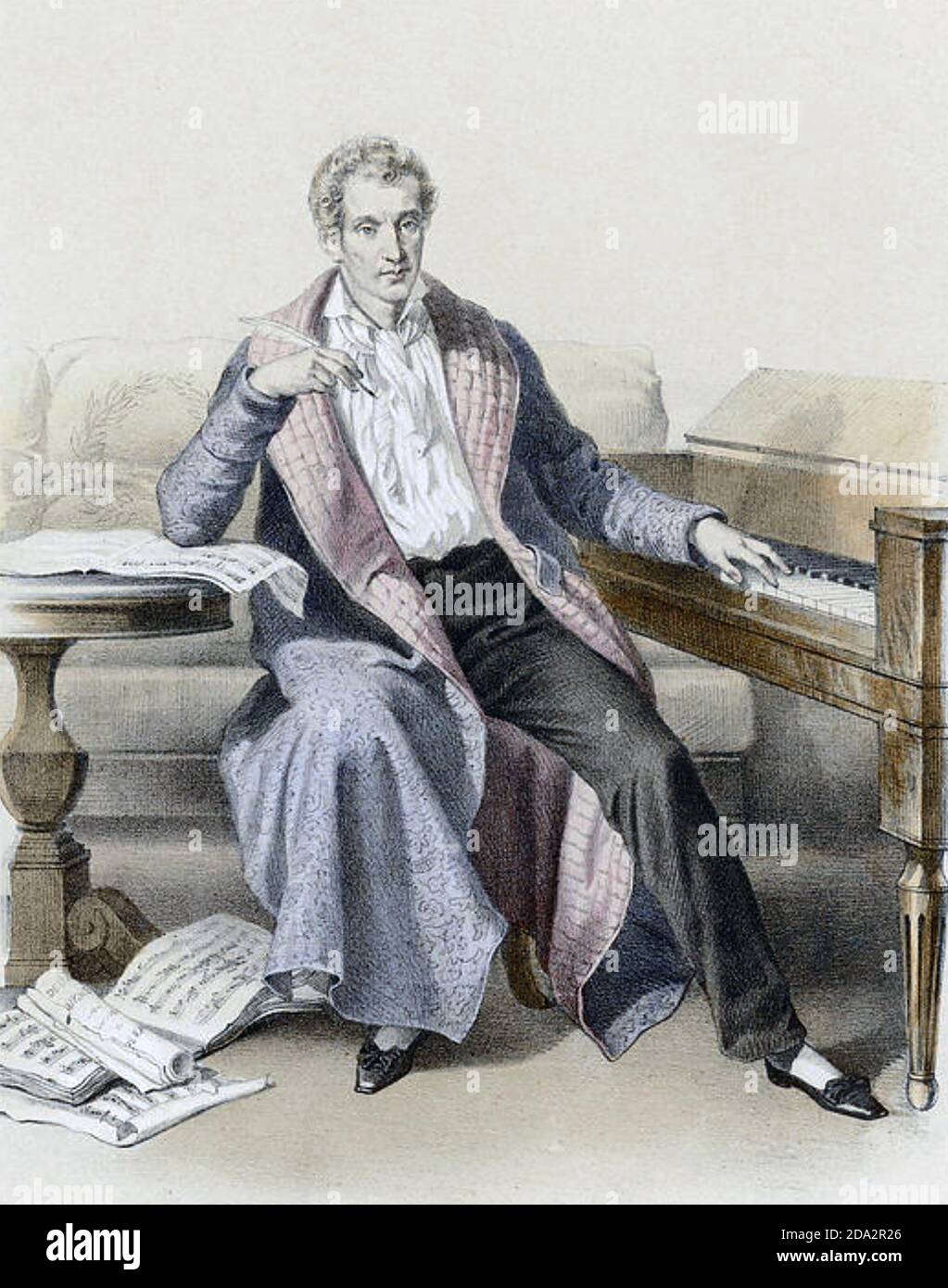 LUIGI CHERUBINI (1760-1842) Italian composer Stock Photo
