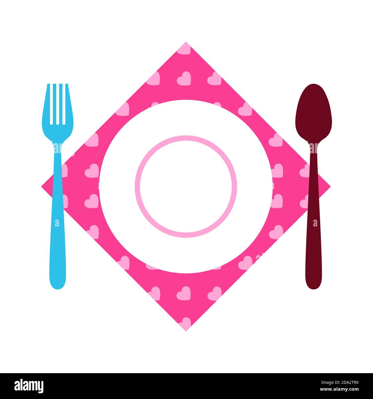 Illustration of cutlery. Stock Vector