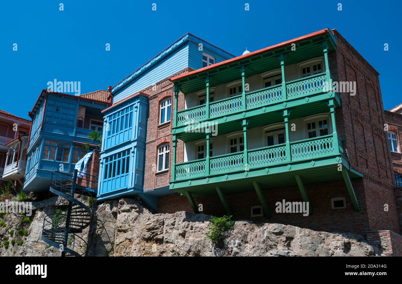 Old Tbilisi, Tbilisi City, Middle East Stock Photo Alamy