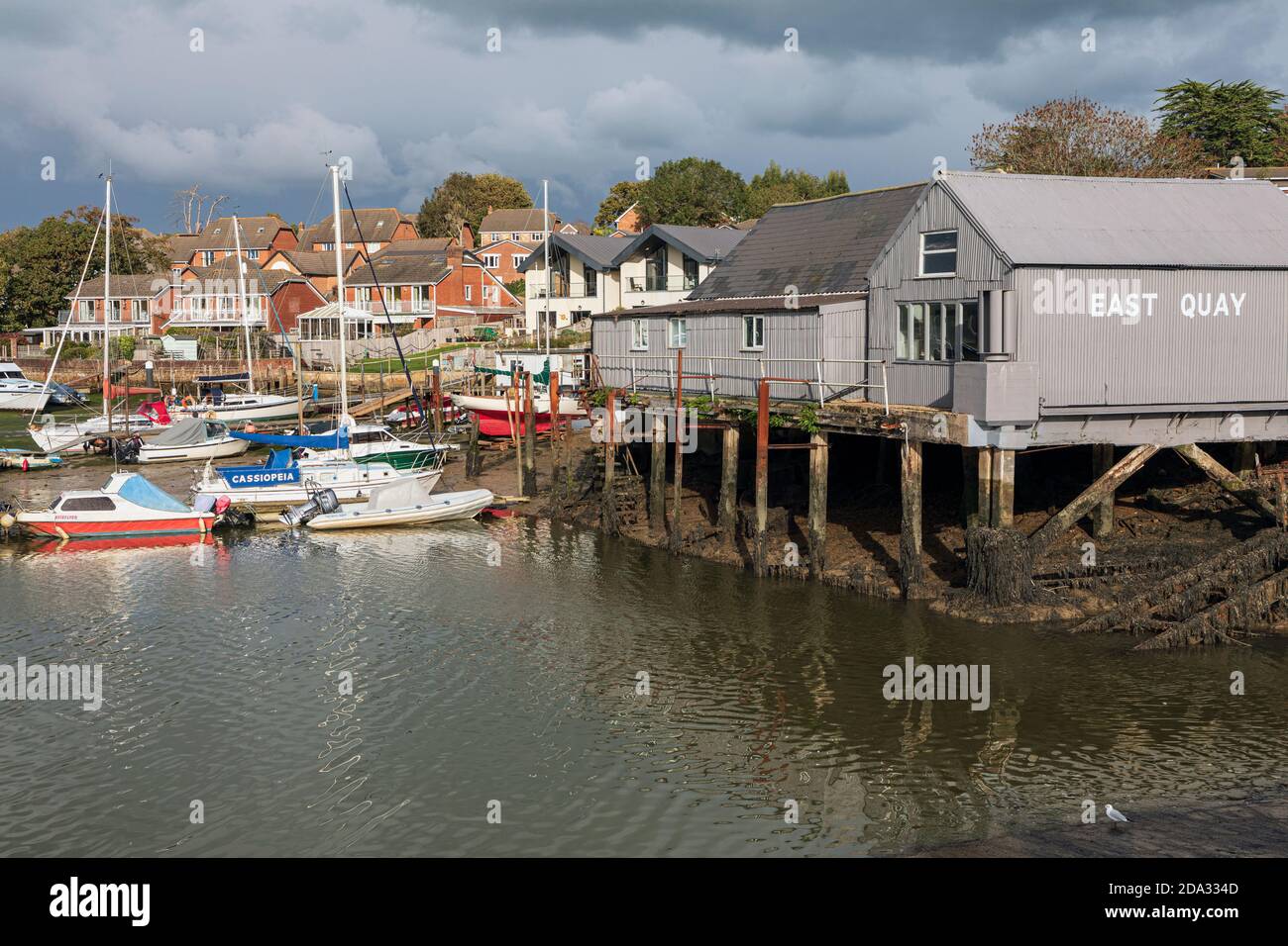 East Quay, Wootton Creek, Fishbourne, Isle of Wight Stock Photo