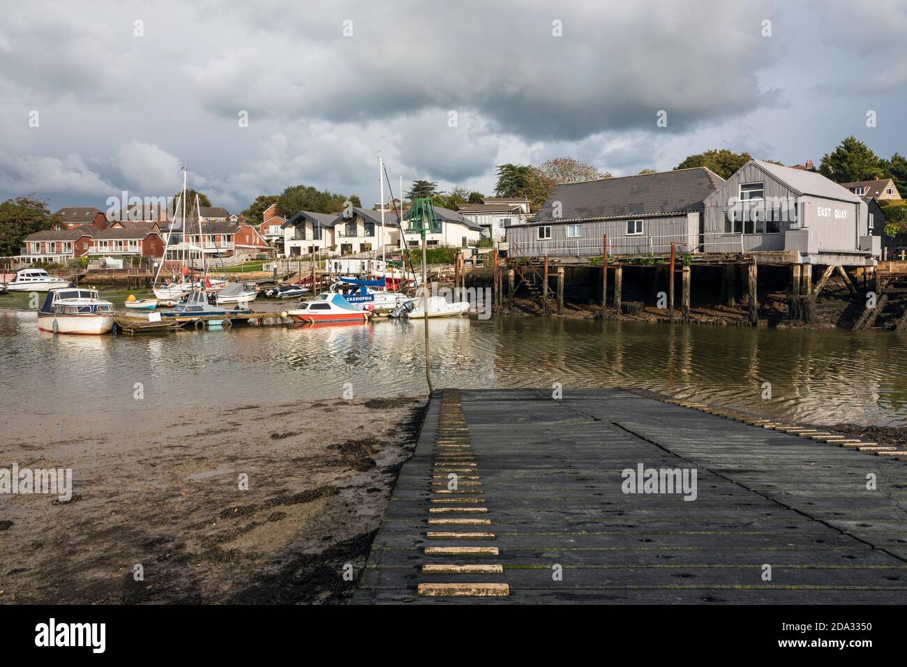 East Quay, Wootton Creek, Fishbourne, Isle of Wight Stock Photo