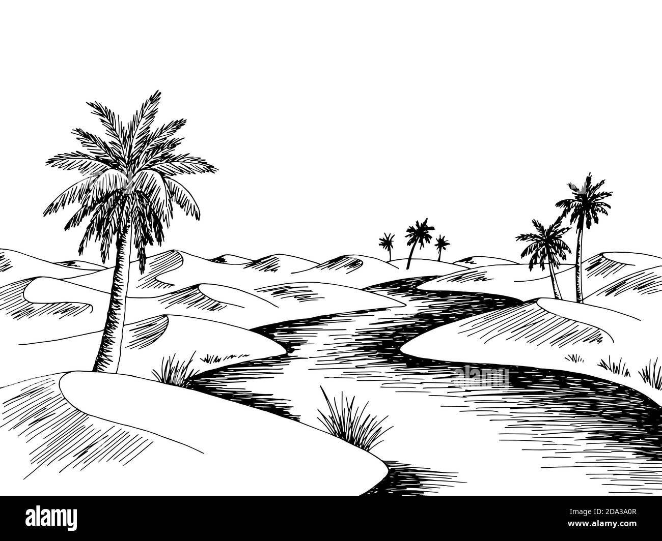 Palm stroke Black and White Stock Photos & Images - Alamy