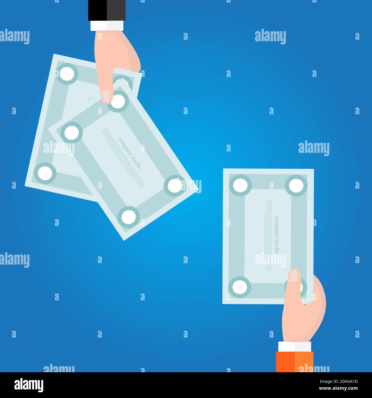 stock split transaction company do exchange investment market Stock Vector