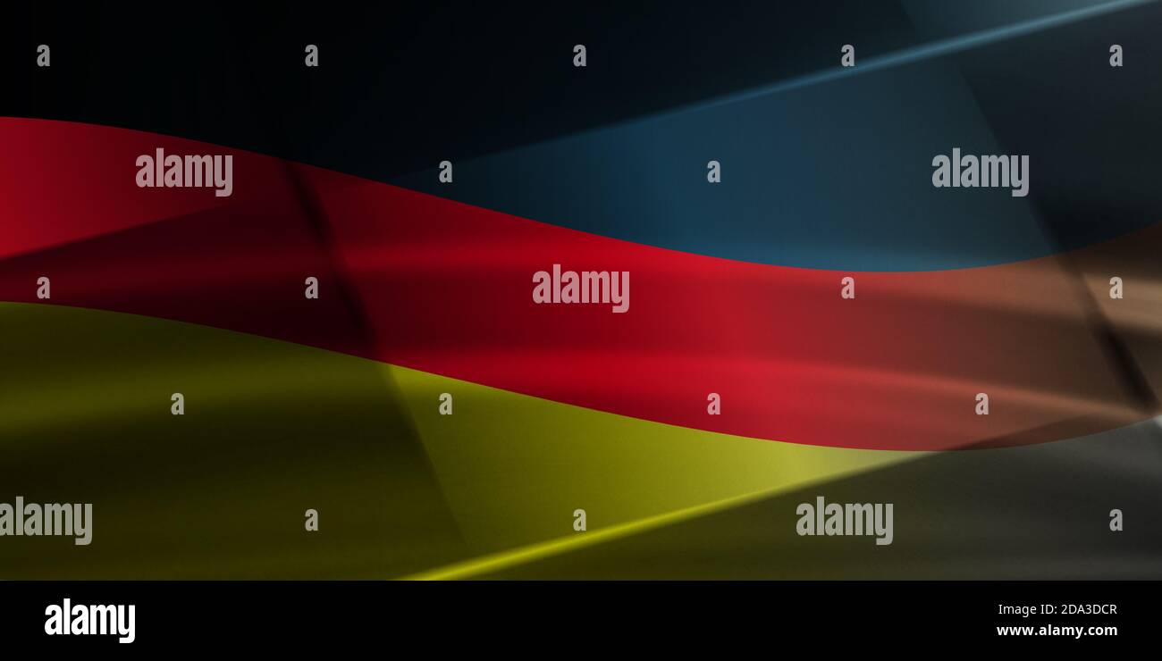 Deutschland Flagge Banner schwarz rot gold abstrakt Stock Photo Alamy