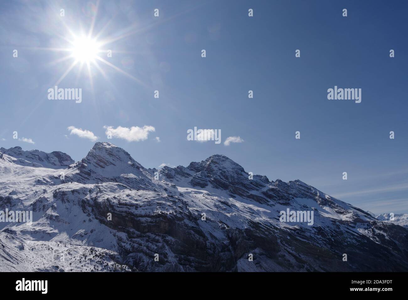 Braulio valley mountain range, Sondrio province, Valtellina, Lombardy, Italy Stock Photo