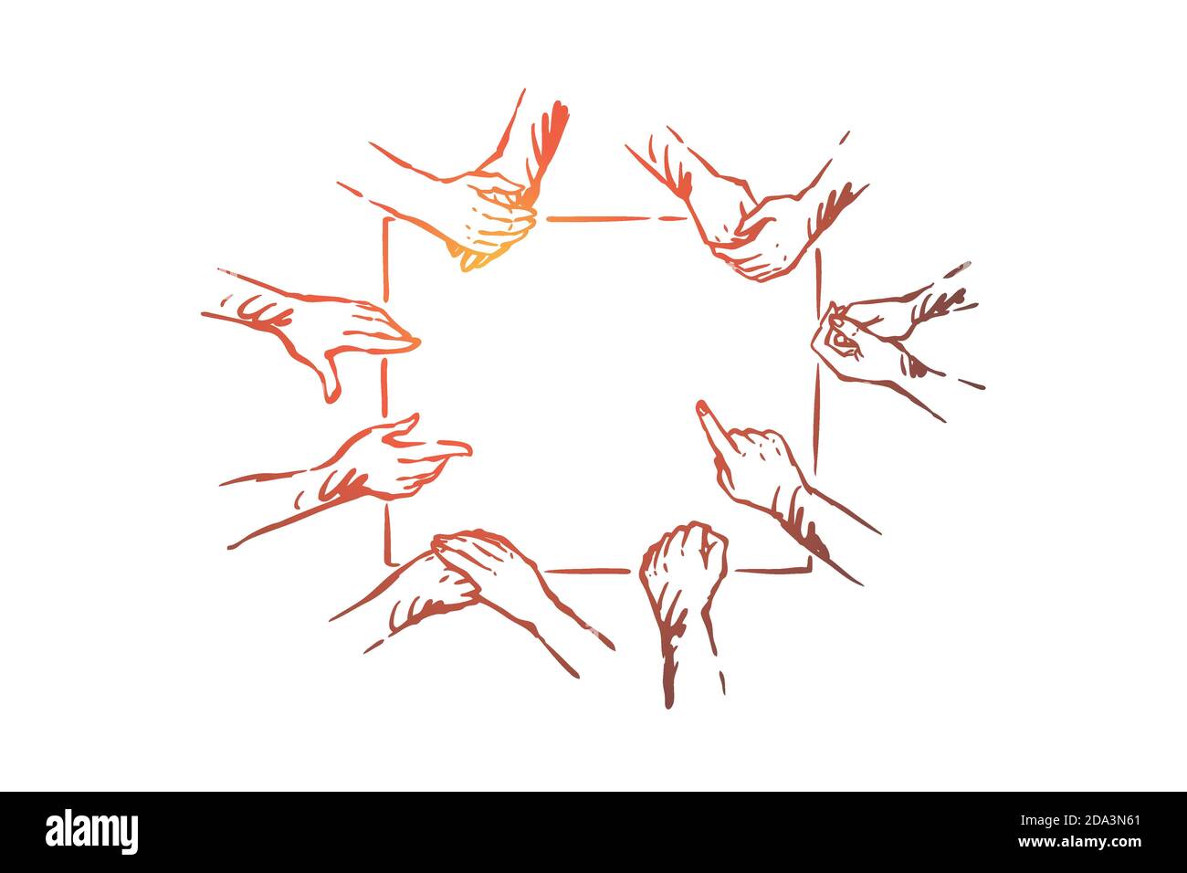 Team building exercise, deaf mute people communication, community