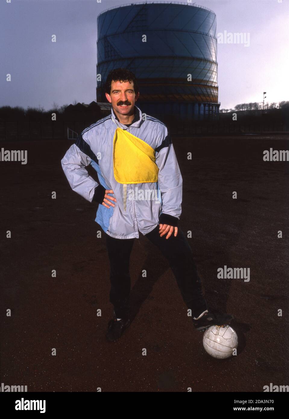 Portrait of Graeme Souness, Glasgow Rangers player manager Circa 1988 Stock Photo