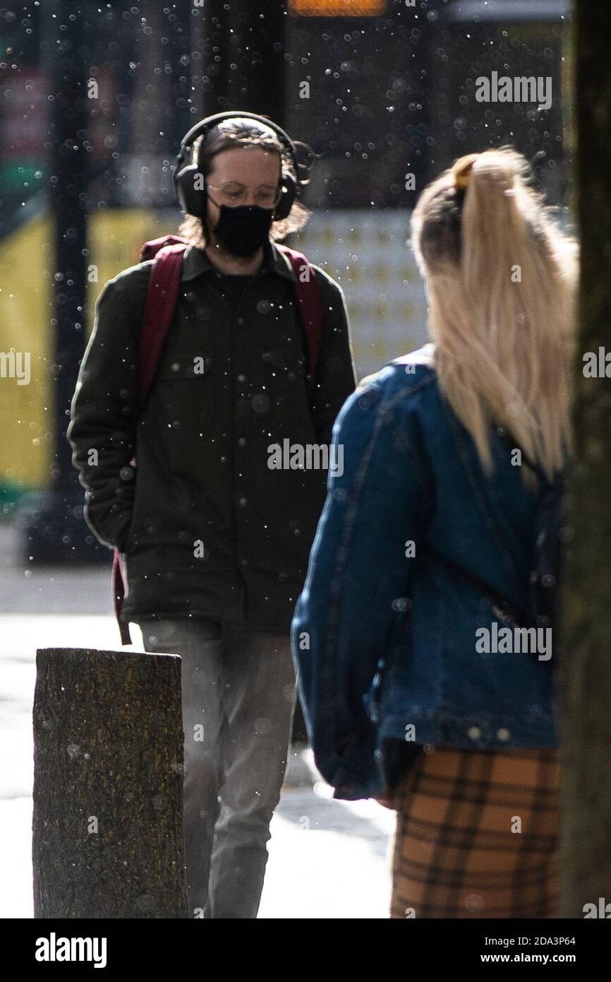 People out and about in Manchester as Tier 3 Lockdown looms Stock Photo