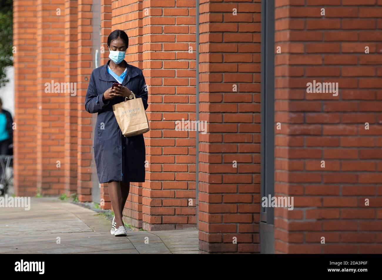 People out and about in Manchester as Tier 3 Lockdown looms Stock Photo