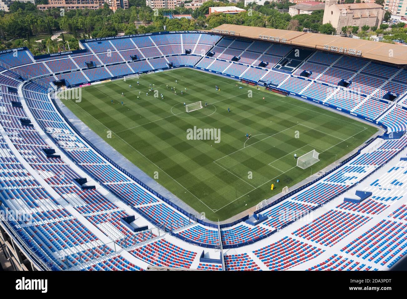 Estadio ciudad de Valencia. Stock Photo
