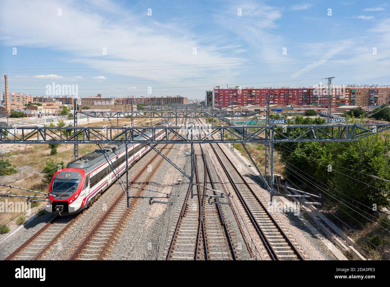 Tren de cercanías. Stock Photo