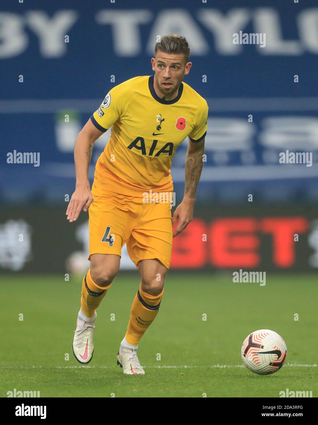 Toby Alderweireld #4 of Tottenham Hotspur during the game Stock Photo